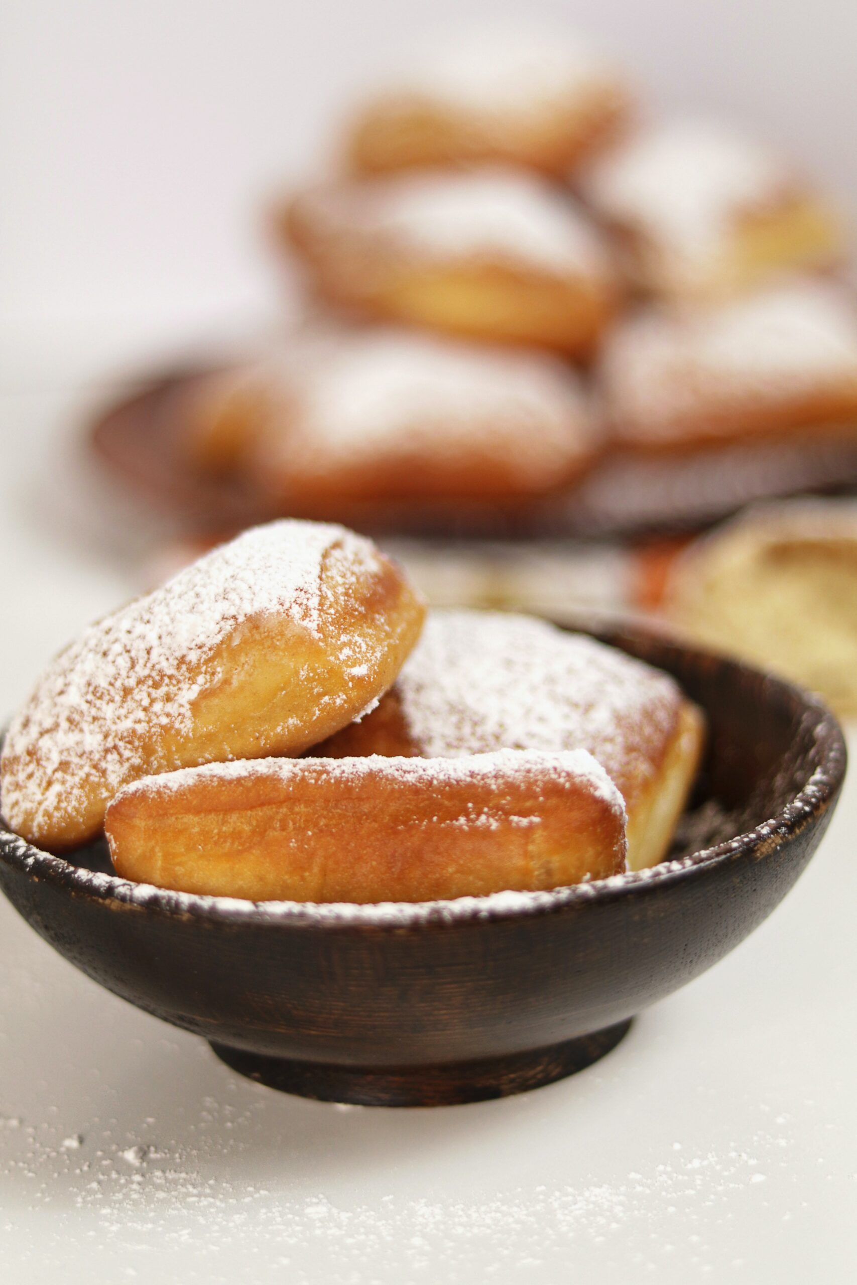 Mardi Gras - Beignets with Powdered Sugar