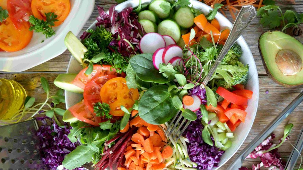 Decadent Salad that can be found at Rosen Plaza for Mothers Day Brunch Buffet
