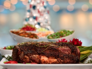 Christmas buffet roast