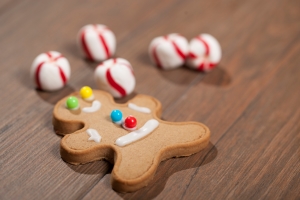 Christmas buffet gingerbread cookie