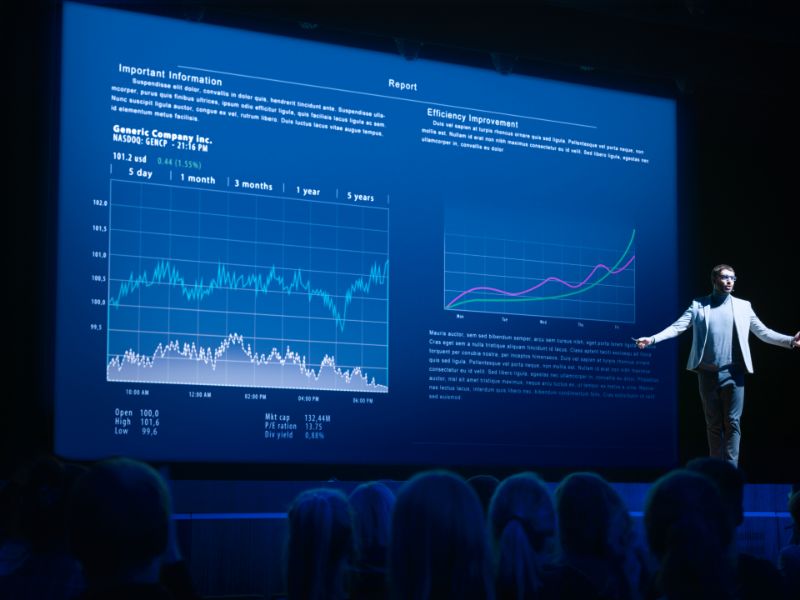 Graphs to showcase enhanced technology