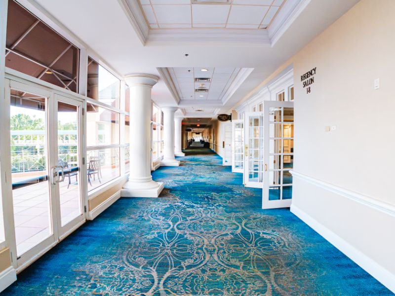 Rosen Plaza Ballroom Hallway